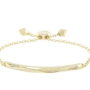 Kendra Scott Angela Adjustable Bracelet Gold